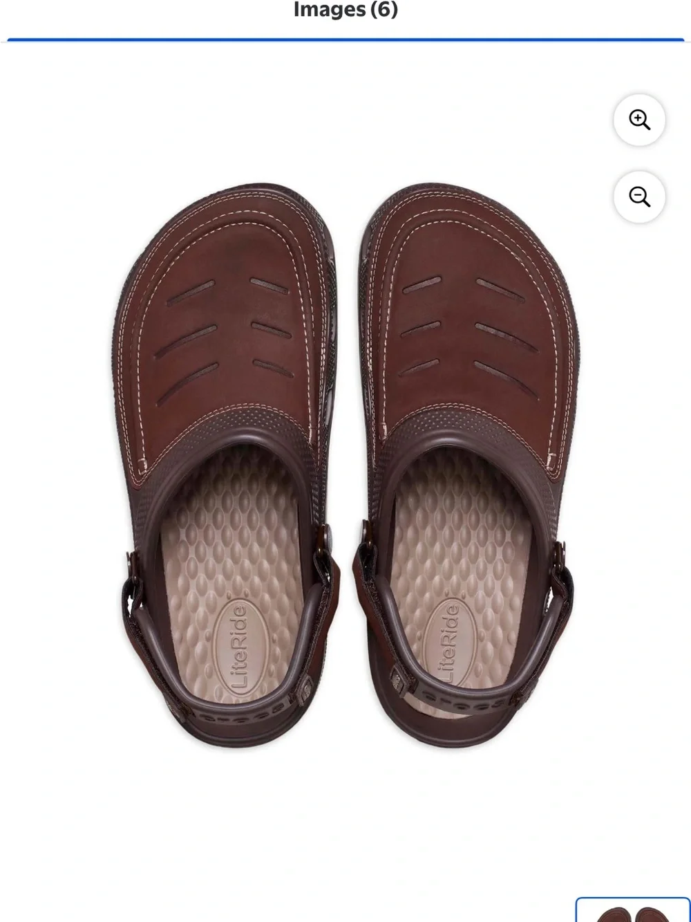 MEN'S CROCS Size 13 Yukon Vista II Literide CLOGS Mushroom Brown New